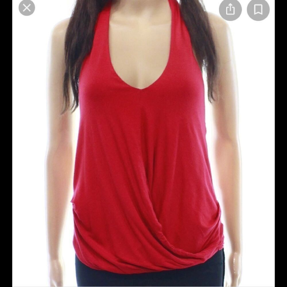 ASTR Red Halter Top Size XS.